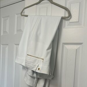 Calvin Klein Women's White Trousers